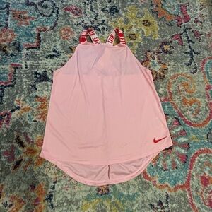 Nike pink running shirt girls XL